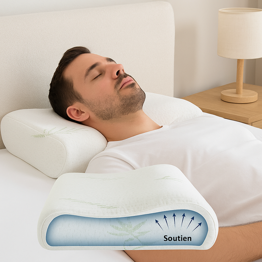 Oreiller cervical ergonomique | Cervilux™ TopSommeil