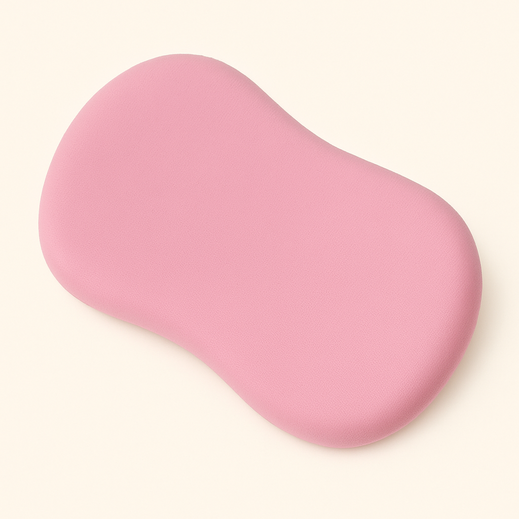 coussin ergonomique rose