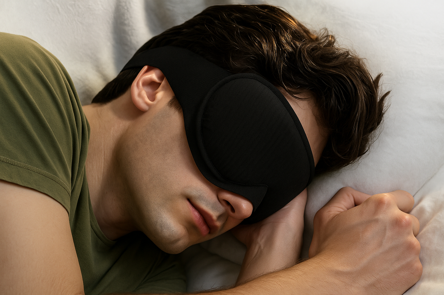 masque de nuit homme dort bien