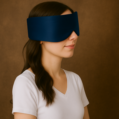 masque dormir bleu nuit