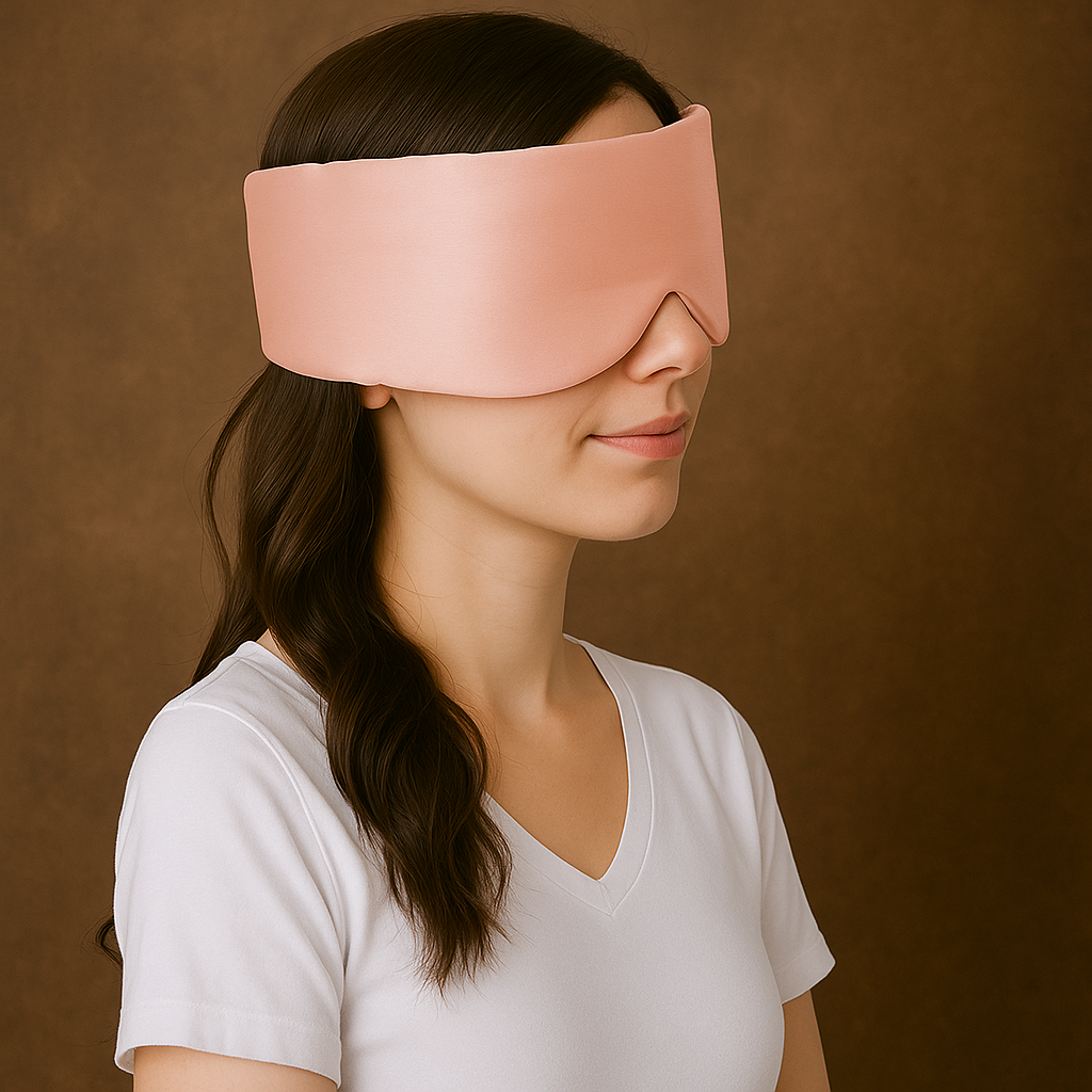 masque dormir rose naturel