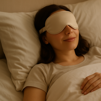 masque pour dormir or
