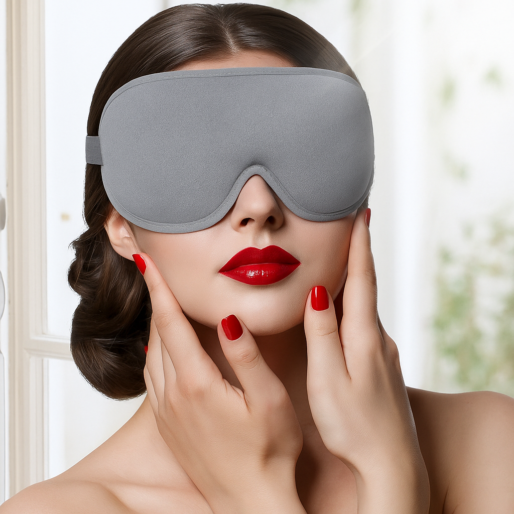 masque pour le sommeil gris femme