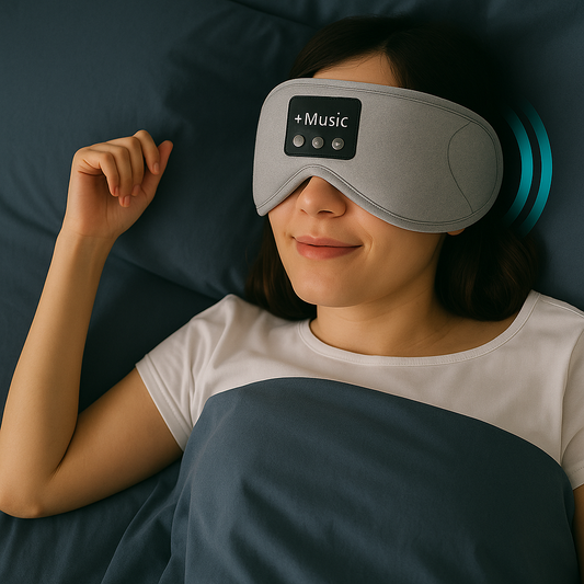 masque pour sommeil femme dort bien