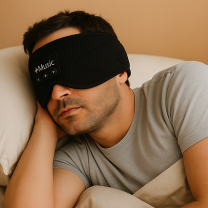 masque pour sommeil homme dort bien