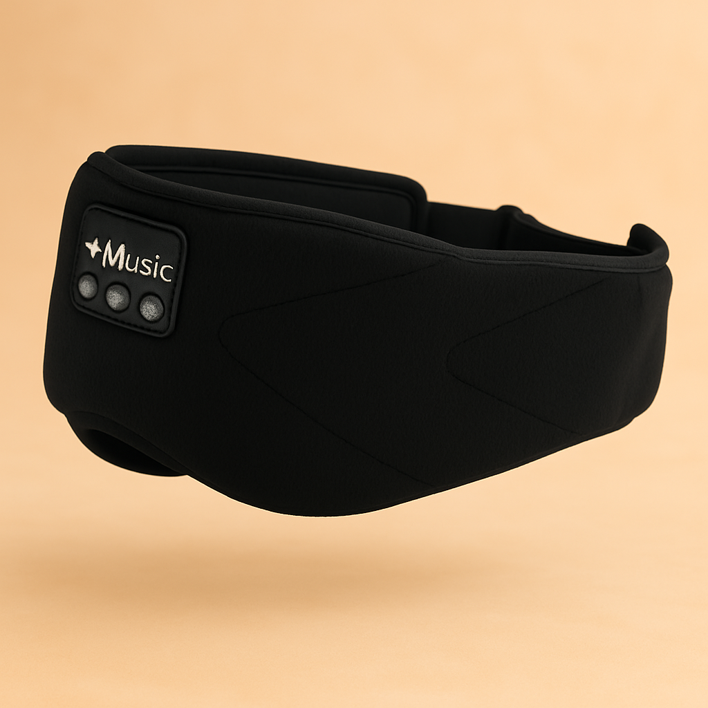 masque pour sommeil noir présentation
