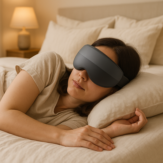masque sommeil femme dort très profondément