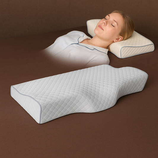 oreiller cervical femme dort bien